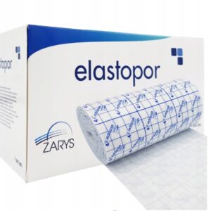 Taśma włókninowa ELASTOPOR E 20cm x 10m 1szt opatrunkowa samoprzylepna rolka